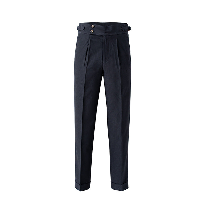 New Men's Naples High Waist Drooping Straight Autumn Leisure Pants