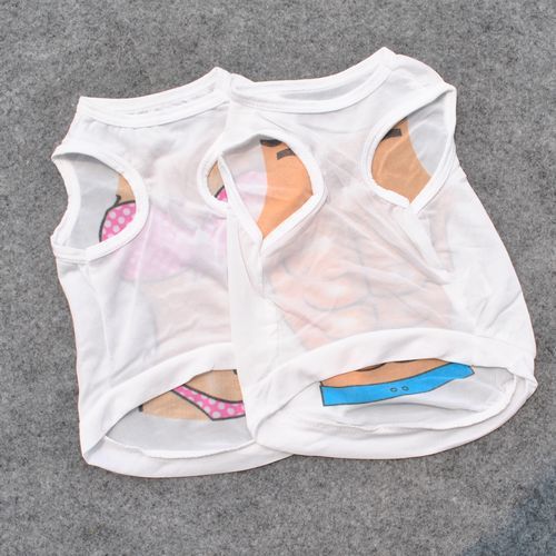 Chest muscles polyester summer cool vest