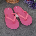 Summer explosions deer flip-flops flat sandals and slippers solid color ladies new couple candy color beach shoes