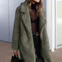 Woolen long coat