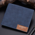 2021 new men's short wallet day Korean version of the ancient youth walletthin male cross money leather wholesale