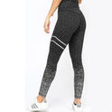 Hot Stamping Yoga Pants High Waist Stretch Fitness Hips Slim Leggings