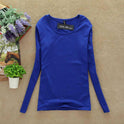 Ladies' Tops Milk Silk Plus Velvet Warm Bottoming Shirt