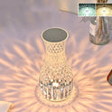 Vase Shape Atmosphere Crystal Lamp Romantic Bedside Diamond Table Lamp  Home Christmas Decorations LED Lights