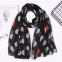 New Hedgehog Print Paris Scarf