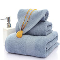 Three-piece bath towel set