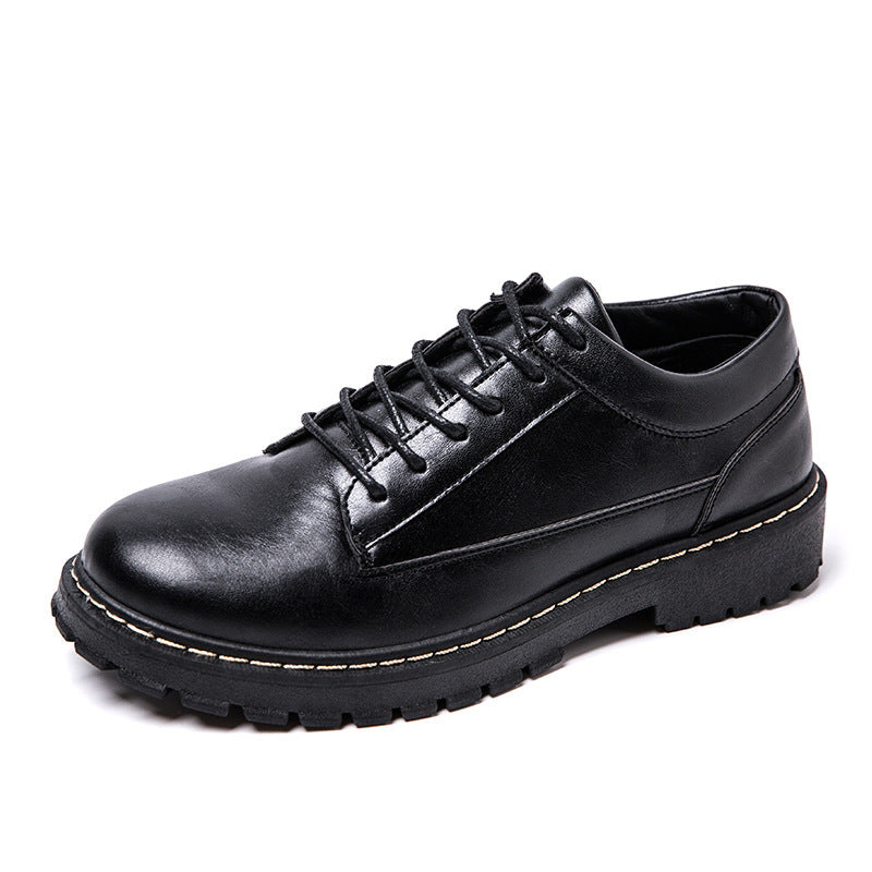 Fashion Men's Casual Bright Leather Shoes