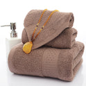 Three-piece bath towel set