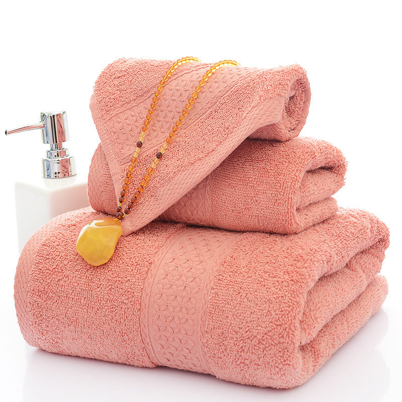 Three-piece bath towel set