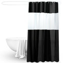 Splicing Translucent Waterproof Mildew Proof Bathroom Bath Shower Partition Curtain