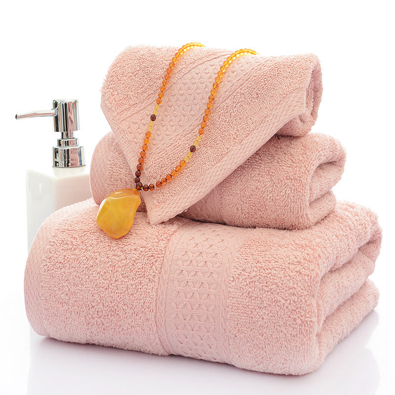 Three-piece bath towel set