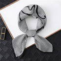 Ladies classic letter plaid scarf