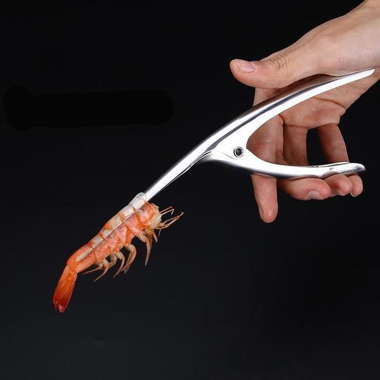 Shrimp Peeler Kitchen Appliances Portable Stainless Steel Shrimp Deveiner Lobster Practical Kitchen Supplies Fishing Knife Tools