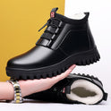 New Fleece-lined Wool Platform Outdoor Casual High-top Shoes