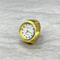 Ring Watch Simple Gold And Silver Shell All-Match Ring Watch