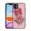 Black girl phone case