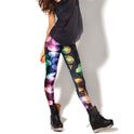 Multi color fantasy jellyfish Digital Print Leggings