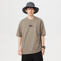 Men's Simple Versatile Loose Plus Size Crew Neck Half Sleeve Bottoming Shirt