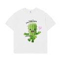 Men's Cartoon Cactus Printed T-shirt