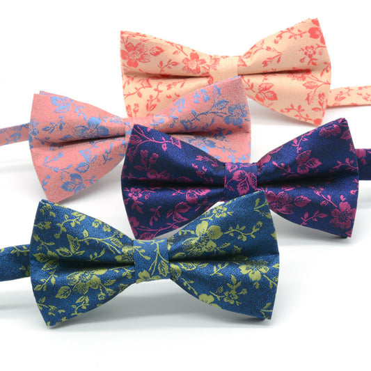 British Men's Polyester Wedding Business Bow Tie