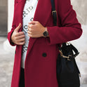 Woolen coat woman