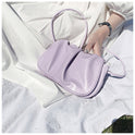 Pleated cloud saddle bag