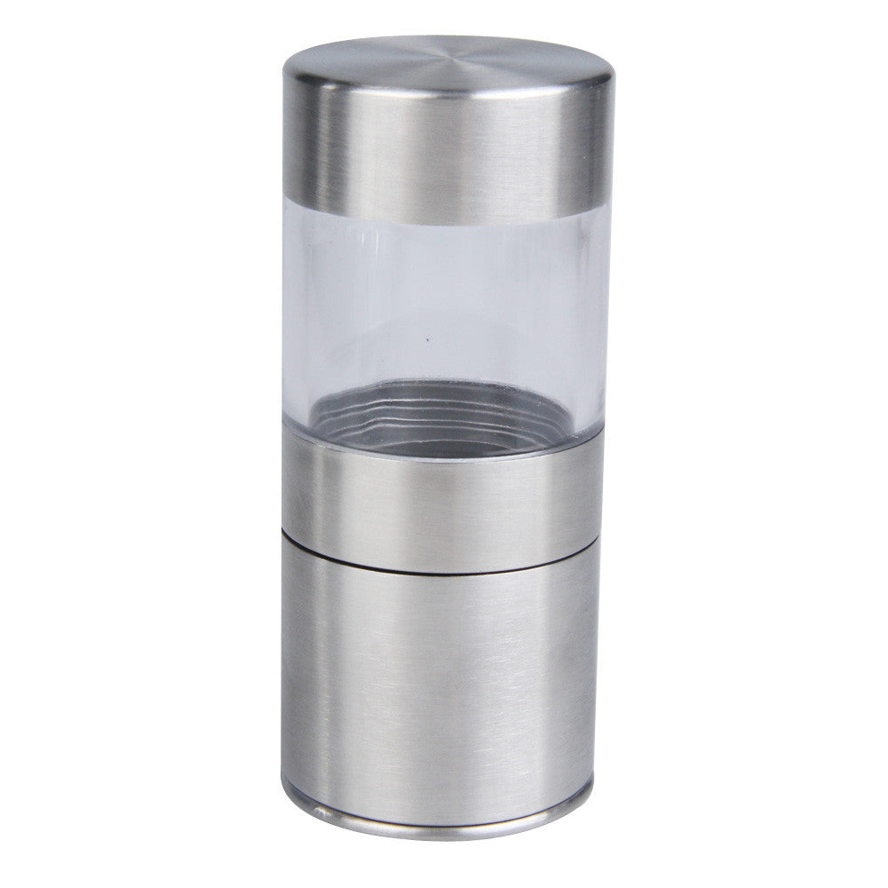 Restaurant grinder stainless steel pepper mill manual quick pulverizer