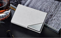 Aluminum creative business card holder