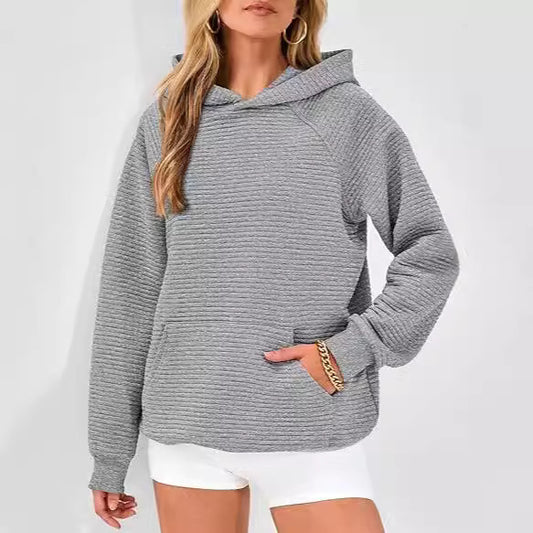 Women's Long Sleeve Hooded Fashion Tops