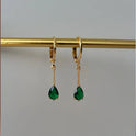 European American And French Style Luxury Ear Ring Long Water Drop