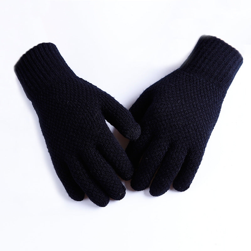 Men's Outdoor Warm Split Finger Touch Screen Gloves