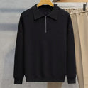 Polo Collar Slim Fit All-matching Base Sweater