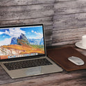 متوافق مع أجهزة Apple، مناسب لجهاز MacBook Pro 13.3 غطاء حماية Crazy Horse Leather