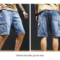 Loose Straight Summer Leisure 5-point Pants