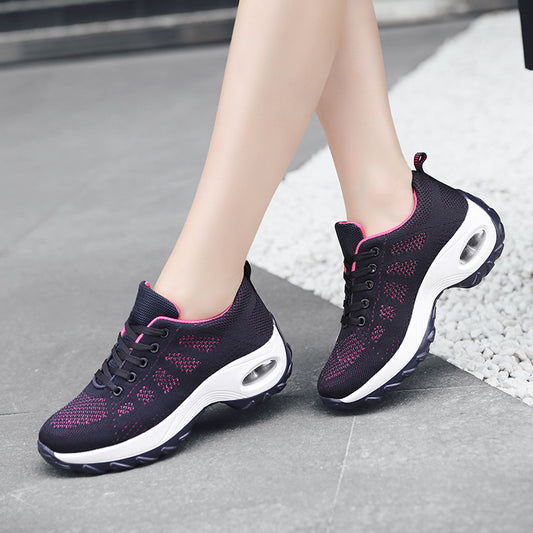 Women's Breathable Mesh Soft Soled Sports Shoes