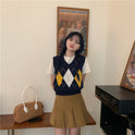 Wear Knitted Vest V-neck Sweater