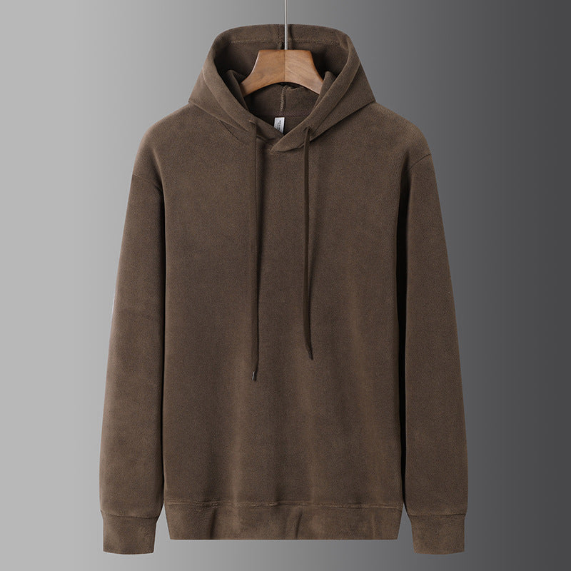 Hooded Sweater Same Autumn And Winter Solid Color