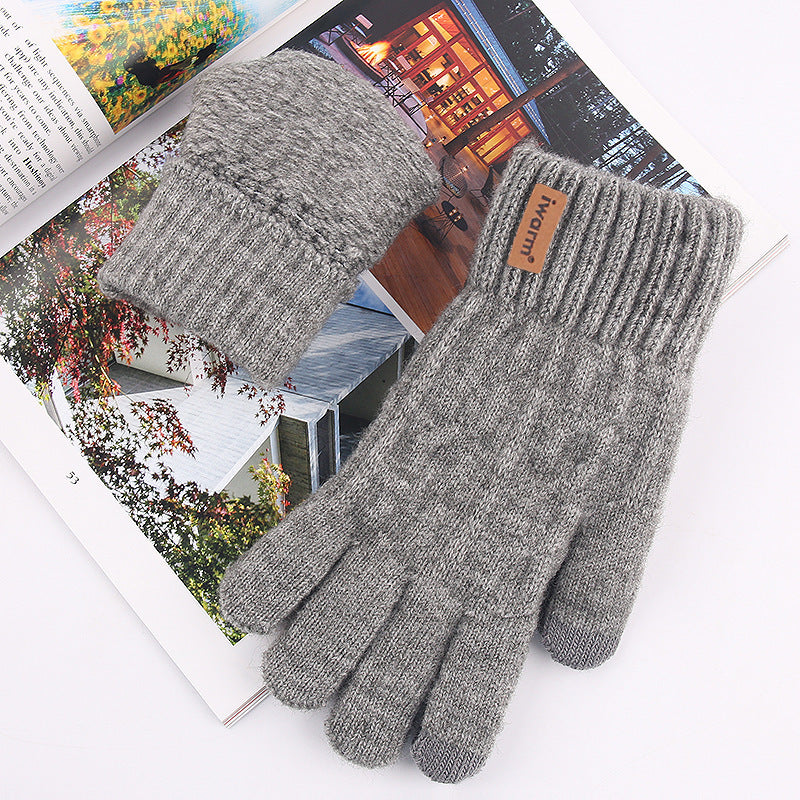 Men's And Women's Autumn And Winter Cold Protection Touch Screen Gloves