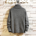 High-neck Thick Knit Warm Sweater Men's Wear