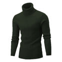 Men's Turtleneck Long Sleeve Sweater Casual Sweater Top