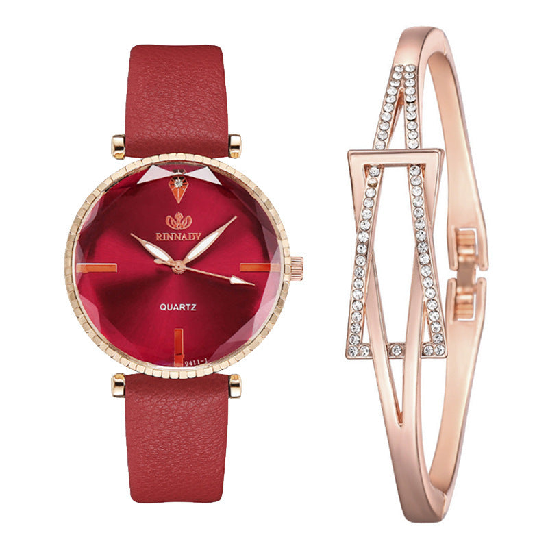 Stylish Graceful Simple All-Match Belt Small Kit Women's Watch