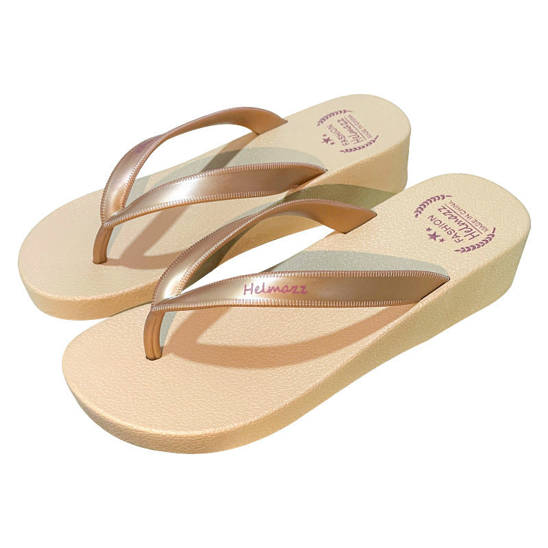 Flip-Flops Women's Outdoor Flip-flops Bathroom Beach Slippers