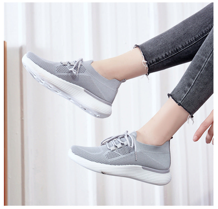 Sneaker Mesh Flying Breathable Comfortable Casual Shoes