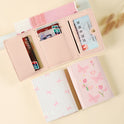 Butterfly-patterned Short Style Three-fold Wallet Multifunction