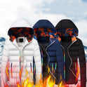 Detachable Collar Teenagers Solid Color Down Jacket