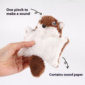 Plush Flying Squirrel Ringing Paper Sound Cat Teaser Toy