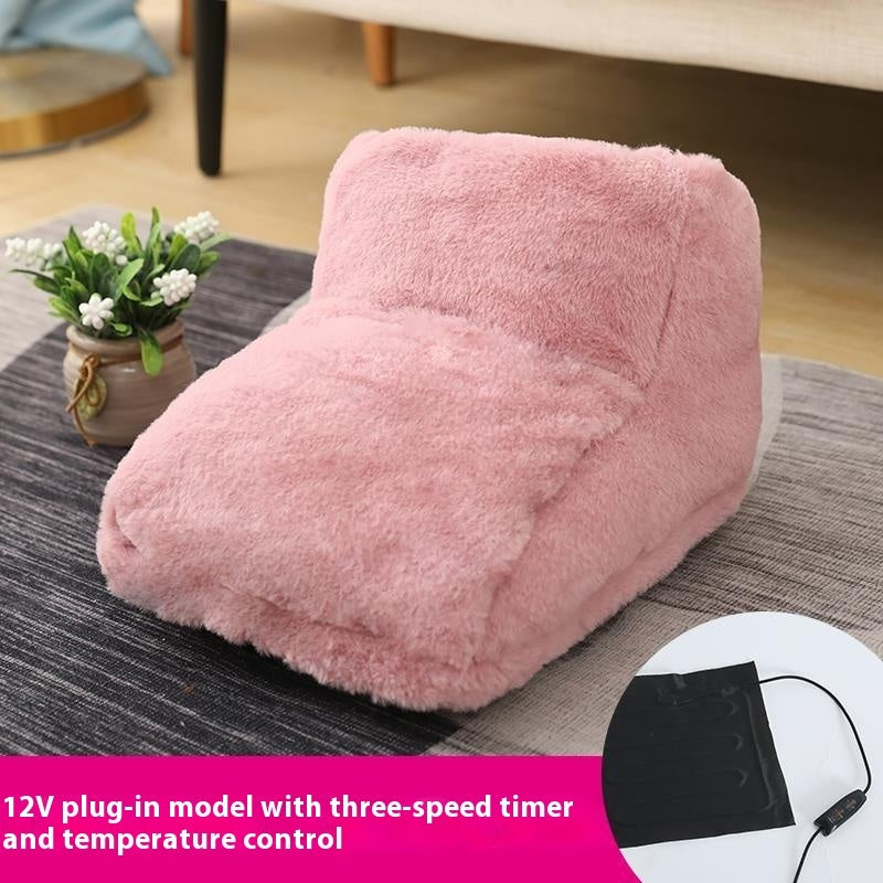 Plug-in High-top Rabbit Fur Hot Water Bag Foot Warmer