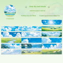 Japanese Paper Sky Theme Journal Stickers Tape