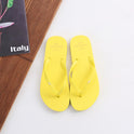 Rubber Solid Color Couple Slippers For Men And Women