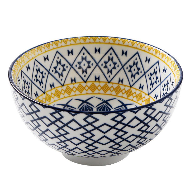 Ceramic Tableware Household Soup Porridge Bowl